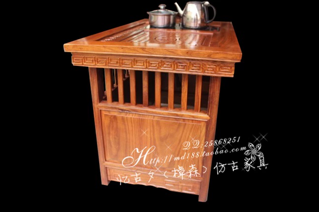 Rosewood Hedgekey Rosewood Rosewood Ming và Qing Classical Solid Wood Bàn trà Bàn trà Bàn trà Kung Fu Tea Art Bàn Bong bóng Bàn trà - Bàn trà