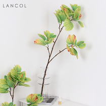 Lancol Nordic emulated flower landing plant Zijingle leaf home living room placed with green planting soft-mounted landscaped fake flowers