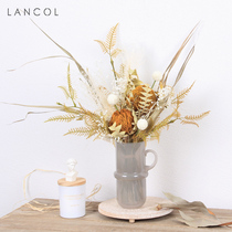 Lancol Natural Ins Wind Emulation Flower Dry Flower Mix Suit Home Table Tabletop Small Pendulum Flower Decoration Bouquet