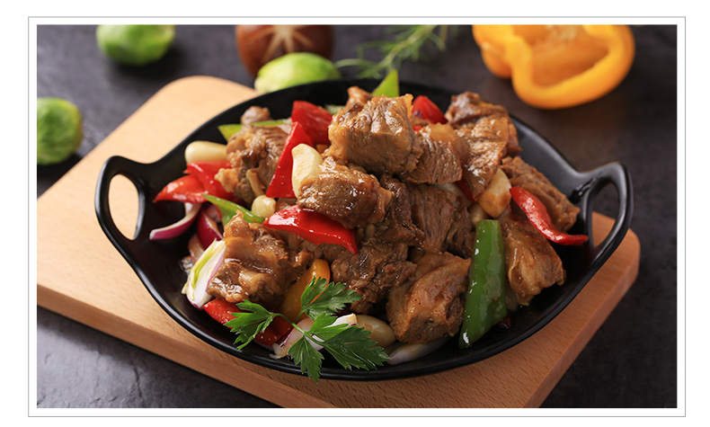 世界肉类组织成员 科尔沁 冷冻牛肉筋头巴脑 500g*3袋 图4