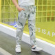 Boys' Pants 2022 Summer Thin Children's Nine-Point Pants Children's Clothing Medium and Large Children's Casual Pants Overalls Korean Style Trendy