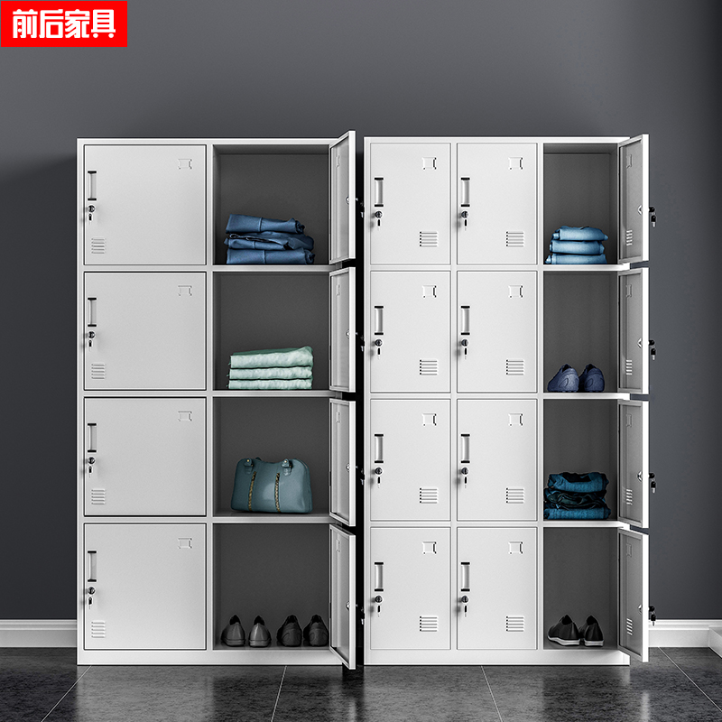 Staff locker LOCKER CONTAINING CABINET WITH LOCK 24 DOOR IRON SHEET CABINET BOWLS TRAY CABINET MULTI-DOOR STORAGE CABINET FACTORY WORKSHOP SHOE CABINET