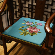 New Chinese red wood chair cushion solid wood furniture lap chair too Division chair Dining Chair Cushion Home Chair Sponge Seat Cushion Non-slip