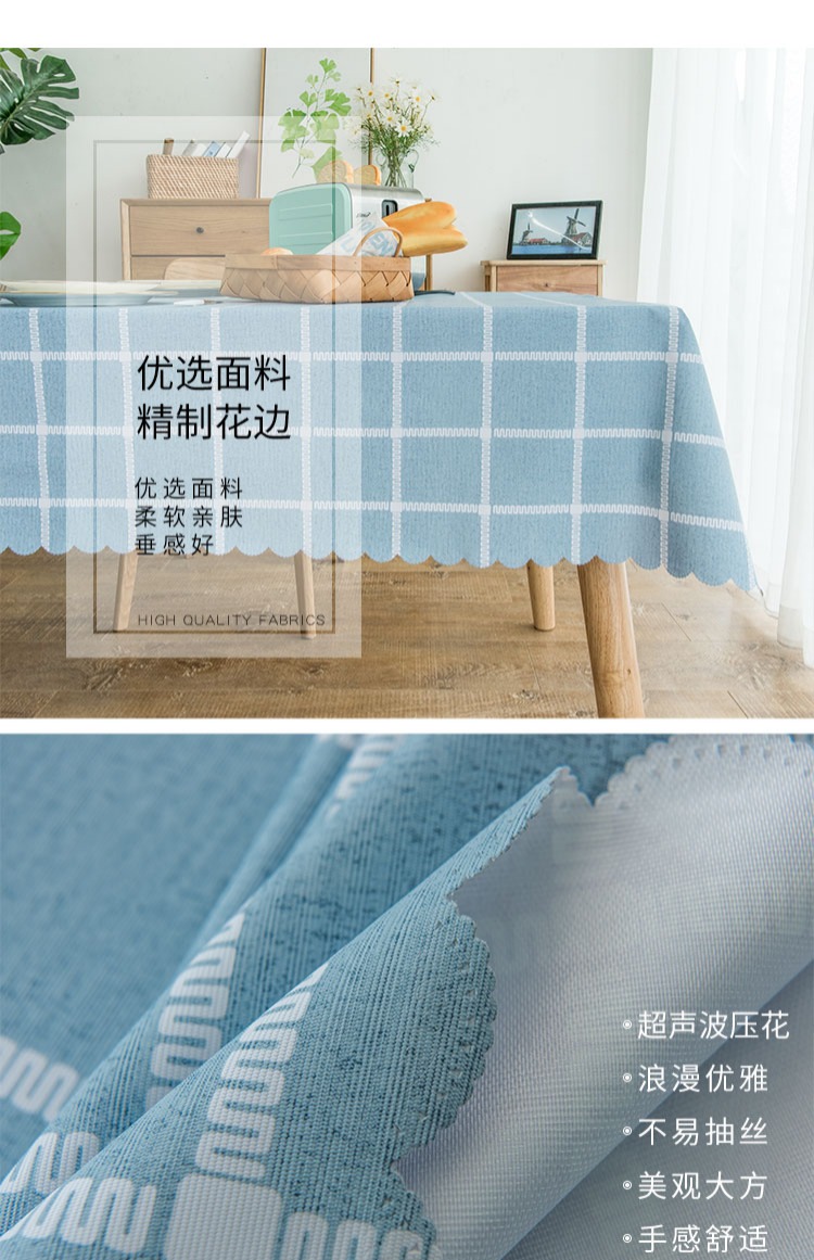Khăn trải bàn chống thấm nước chống vảy dầu dùng một lần vải PVC nhà nhà khăn trải bàn vải cotton và vải lanh hình chữ nhật lưới mẫu khăn trải bàn tròn đẹp