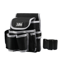 Thickened wear-resistant electricians bag Juehan canvas mens multi-functional tool bag repair and installation tool bag carpenters waist bag