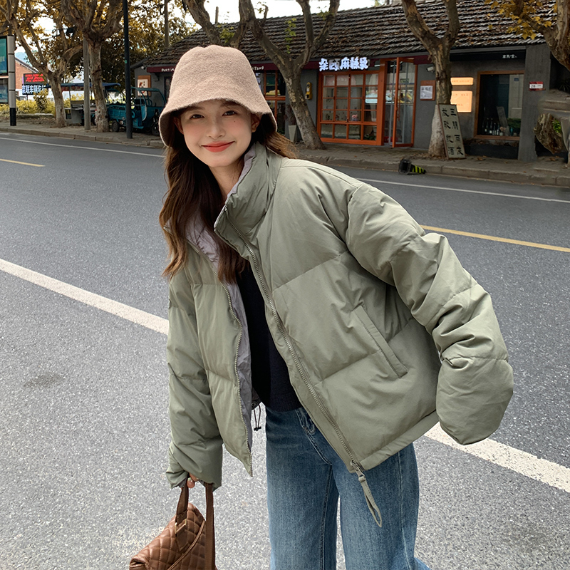 Olive Green Short down Jacket for Women 2026 Winter New Korean Design Warm White Duck down Puffer Jacket Olive Green Short down Jacket for Women 2026 Winter New Korean Design Warm White Duck down Puffer Jacket
