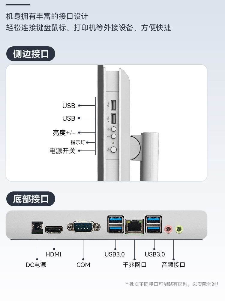 Aoc Glory 937 27inch All-In-One Computer Hd Core I5I7 Office Home Wall-Mounted Desktop Complete Unit