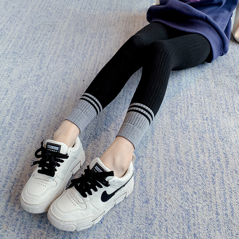 Girl Within Girl Lap Pants Spring Fall Outside Wearing 2022 New Girl Spring Clothing Children Big Child Tight Spring Pants Thin