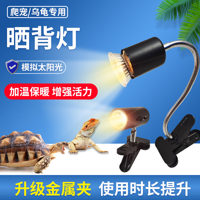 乌龟爬宠专用晒背灯取暖灯加热灯乌龟缸专用灯晒龟灯uvb太阳灯