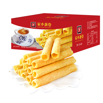松鼠蜜语整箱蛋卷饼干480g 松鼠蜜语整箱蛋卷饼干480g