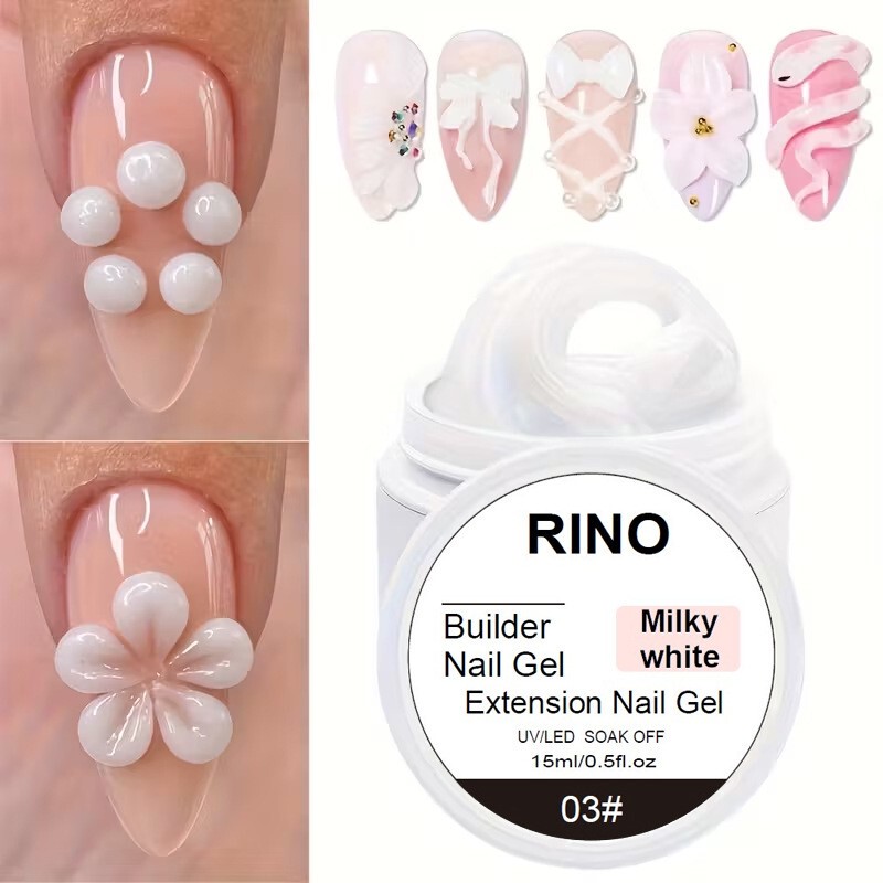 Solid Extension Gel Non-Sticky Hand-Squeezable Soft Candy Qq Gel Hard Type Phototherapy Carving Shaping Nail Polish Gel Nail Patch Gel