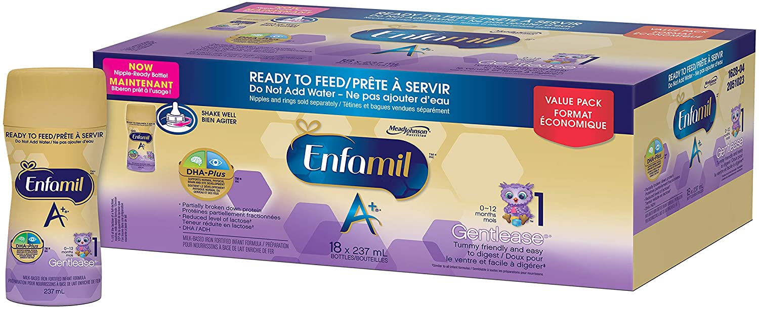 Packet Direct Mail Canada Beauty Johnson Enfamil A moderate hydrolysis of semi-hydrolysis water milk liquid milk