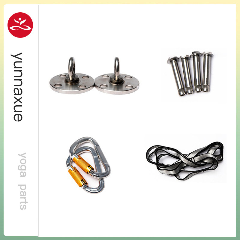 Yoga hammock full set of accessories fixing plate carabiner daisy rope universal ring expansion screw