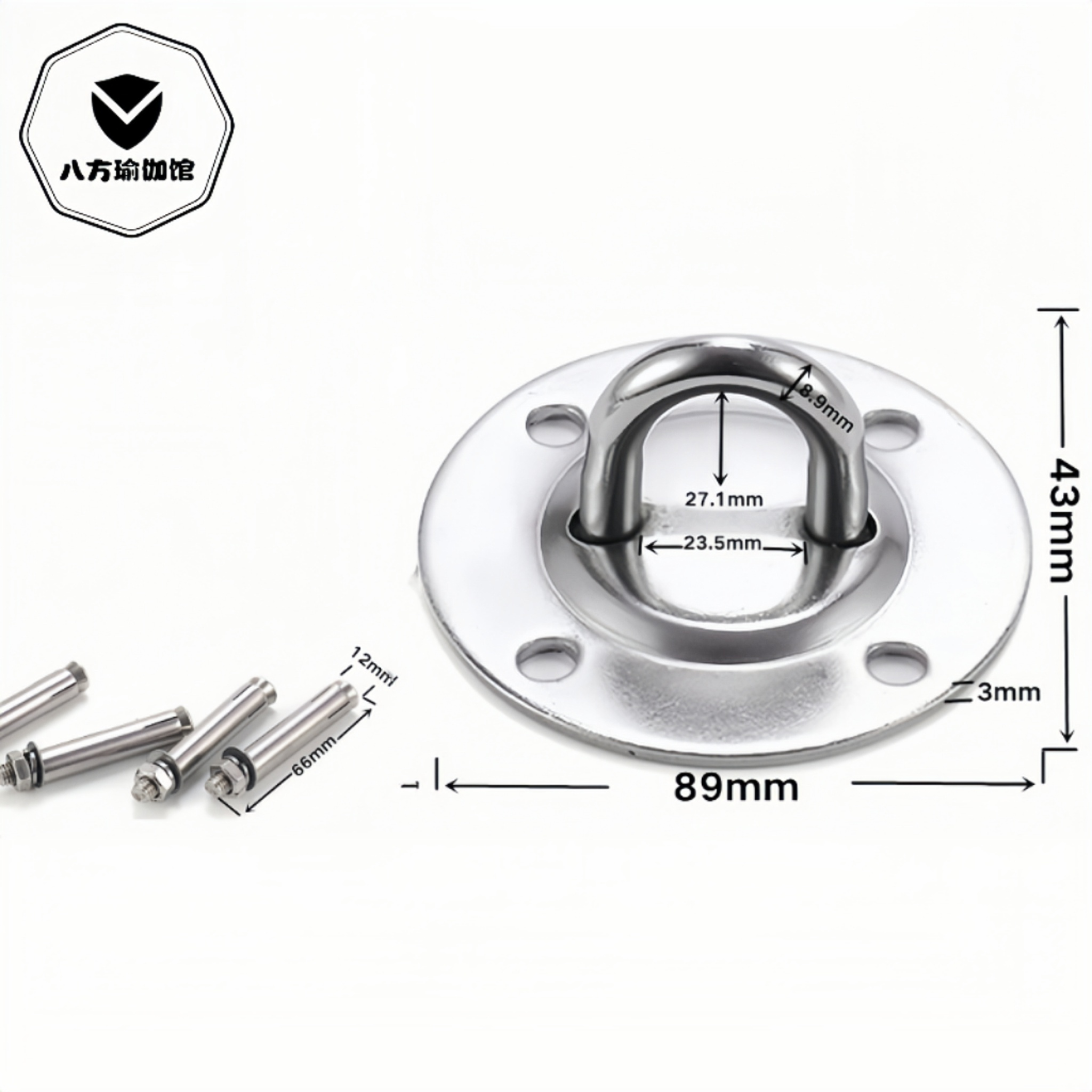 超强承重跳舞秋千吸顶盘TRX固定盘空中瑜伽吊床活力带沙袋吊配件，健身新宠儿，让你在家也能享受专业级训练！-空中瑜伽吊床-淘宝好物网