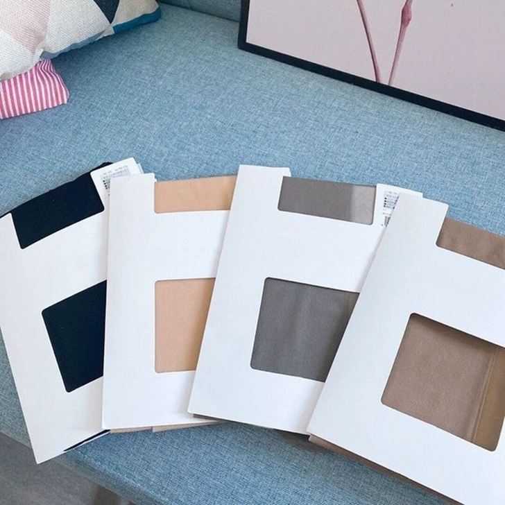Japanese Genuine 10-Pack 5D Thin Stockings, Sexy Sheer Legs, Reinforced Toe, Anti-Snag, Nude Skin Color, Plus Size
