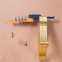 Hanger clip storage artifact Balcony multi-function finishing rack space-saving punch-free wall hanging