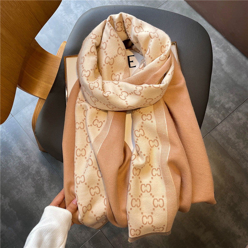 Wool Cashmere Scarf woman 2021 Autumn Winter New Korean version 100 hitch a great premium shawl with warm surrounding neck