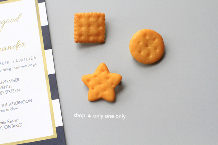 Nhóm chơi thực phẩm / nhìn cookie bánh quy trâm dầu mỡ cài áo công sở đẹp