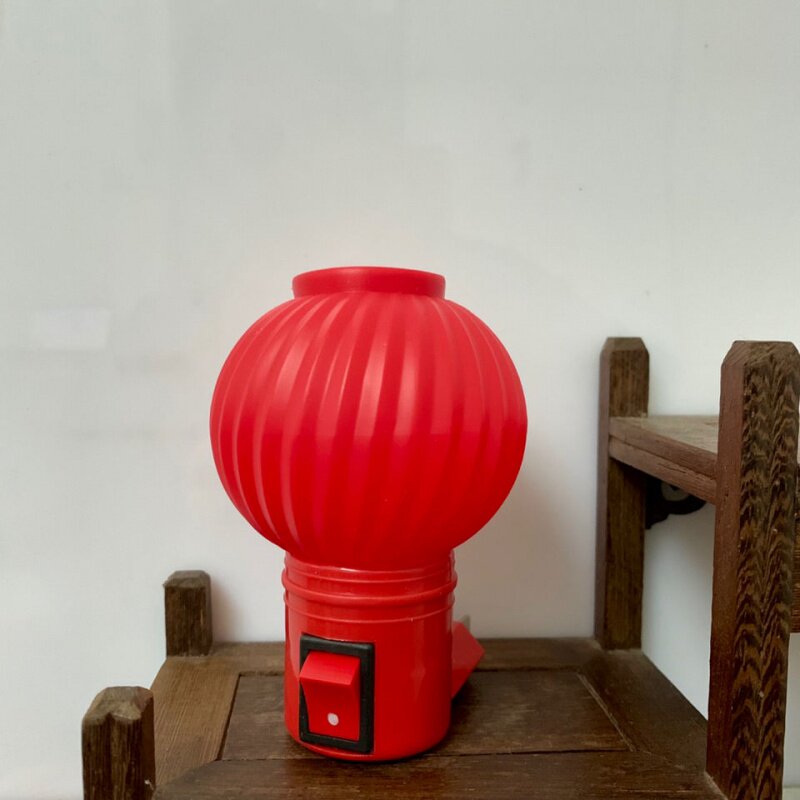 1W red lanterns small night light LED cozy and high-end switch Changming light wedding anniversary occupied headboard soft light wall lamp