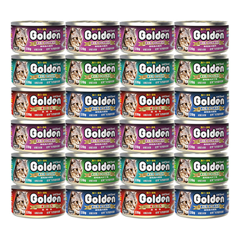Gold Bounty Cat Canned Cat Snacks 170g * 24 Cat Snacks Infant Cat Nutrition Fatter Staple Food Jars Wet Grain Whole Boxes