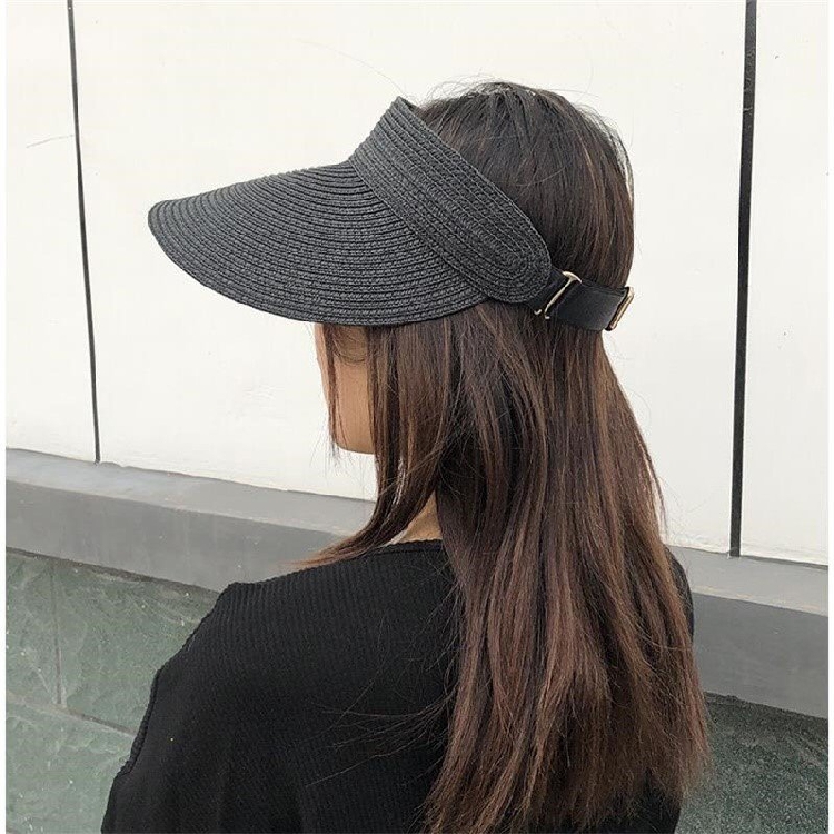 Casual Fashion Grand Peak Airtop Straw Hat Woman Summer Out of Suntan Hood Hat Han Edition Seaside Beach Hats