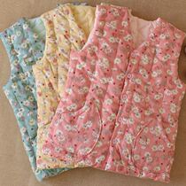 Small Daisy Handmade Pure Cotton Lady Waistcoat Adult Warm Thickening of Body Waistcoat Adult waistcoat Waistcoat Cotton Clothing