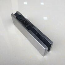 Glass door upper and lower curved clip floor spring door accessories one-shaped door clip frameless door spring door clip