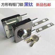 Glass door lock framed glass door lock without opening single door double door door profile door lock stainless steel framed door lock