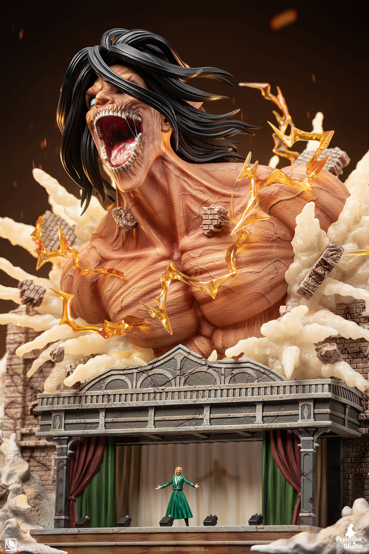 Freedom Studio Attack on Titan Eren Jaeger 50cm Resin Statue