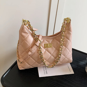 Small fragrant style rhombus chain shoulder bag