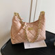 Small fragrant style rhombus chain shoulder bag