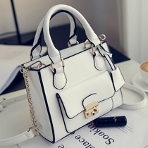 Net red with womens bag 2021 new bag fashion small square bag trend lock shoulder bag portable crossbody bag