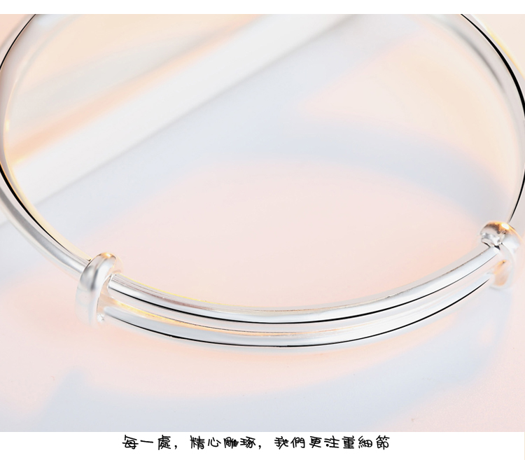 Nữ mô hình Dài Phong Fu từ rắn 999 sterling bạc vòng tay trung niên người lớn tuổi để gửi bạn gái của mình mẹ bà món quà