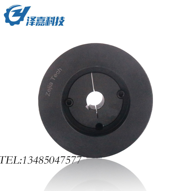 Zejia European standard pulley SPC200-03-2517 with taper sleeve cast iron motor three-slot V-pulley