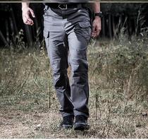  Executive tactical pants Mens drawstring overalls stretch ix7 military pants autumn thin commuter 2019 casual pants