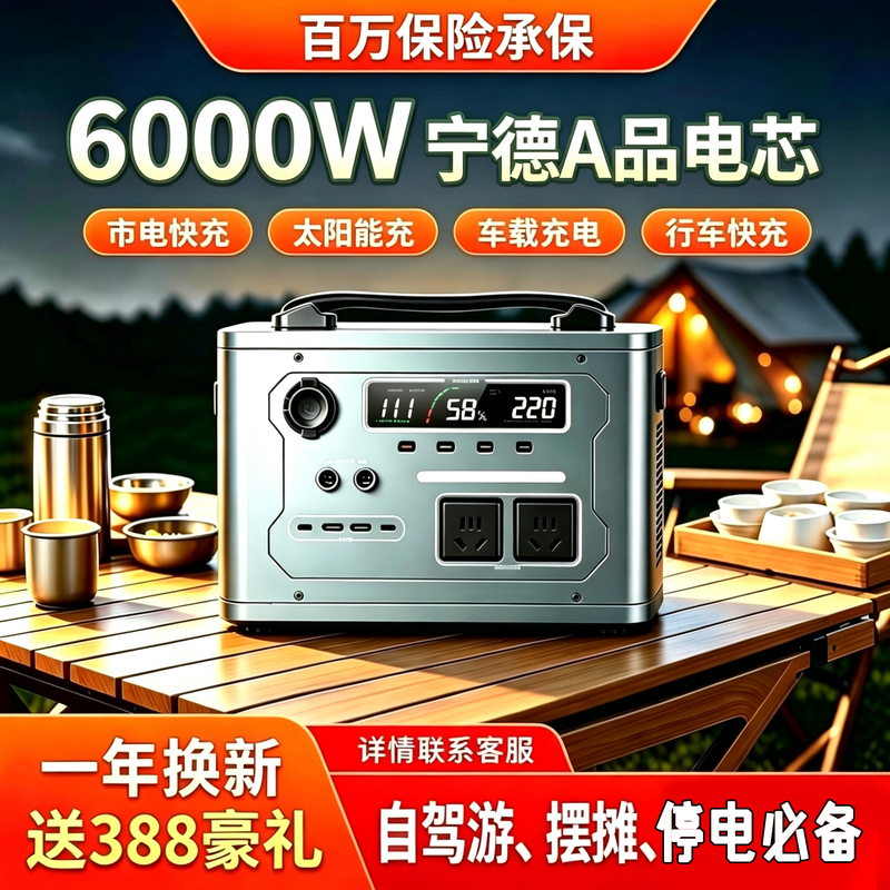 Outdoor Mobile Power Supply 220V Portable Power Bank for Camping, Road Trips, Car Emergency, and Home Energy Storage Outdoor Mobile Power Supply 220V Portable Power Bank for Camping, Road Trips, Car Emergency, and Home Energy Storage