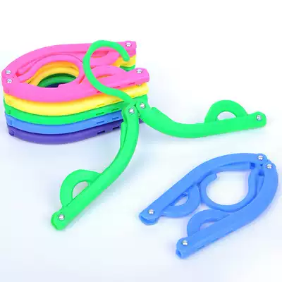 Portable travel folding hanger high quality brand new PP new material travel supplies