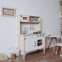 Childrens home Kitchen Wood Emulation Cookware Baby Boy Girl Wooden Chiceroy Cooking 3-6-year-old Toys