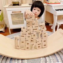 German Wooden Rainbow Digital Building Block Large Number Collared Stack High Toy Motherland Edition Childrens Festival Gift Little Red Book