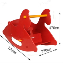 Danish brand baby rocking Trojan horse baby rocking chair solid wood rocking horse childrens wooden toy birthday