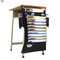 Book storage bag classroom book hanging bag multi-function Korean version simple large capacity desktop book put book
