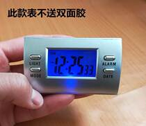 Display hours and seconds Alarm clock with thermometer Calendar light Multi-function digital clock Creative lazy alarm clock