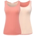 Áo vest nữ ấm áp cộng với nhung dày mùa thu đông 2018 mới Slim đáy quần cotton bó sát bó sát