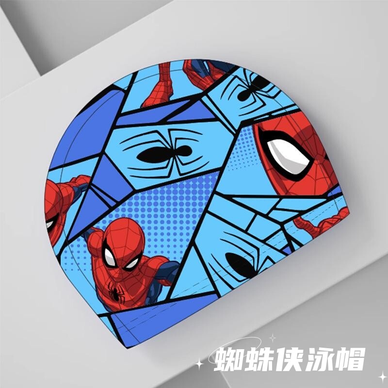 Spider-Man Swimming Cap Fabric Does Not Strangle the Head, Comfortable Children's Spider-Man Swimming Cap, Hot Spring Equipment, Ear Protection for Boys Spider-Man Swimming Cap Fabric Does Not Strangle the Head, Comfortable Children's Spider-Man Swimming Cap, Hot Spring Equipment, Ear Protection for Boys