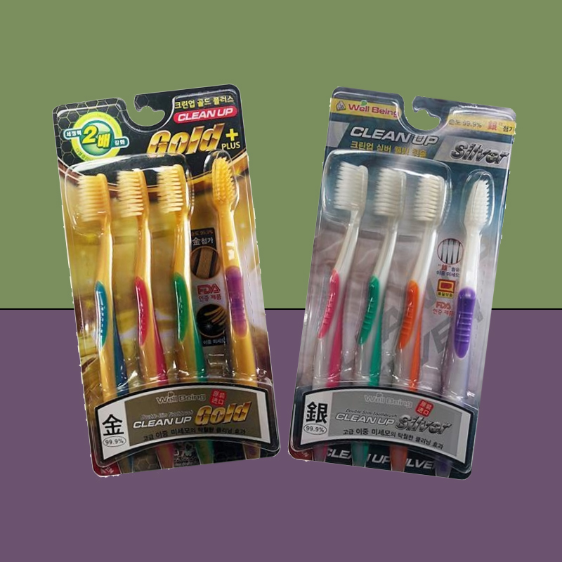 Korea Imported Toothbrush Teeth Cleaning Up Soft Hair Household Dress Home Grown-up Good Quality Manual Lovers Deep Cleaning