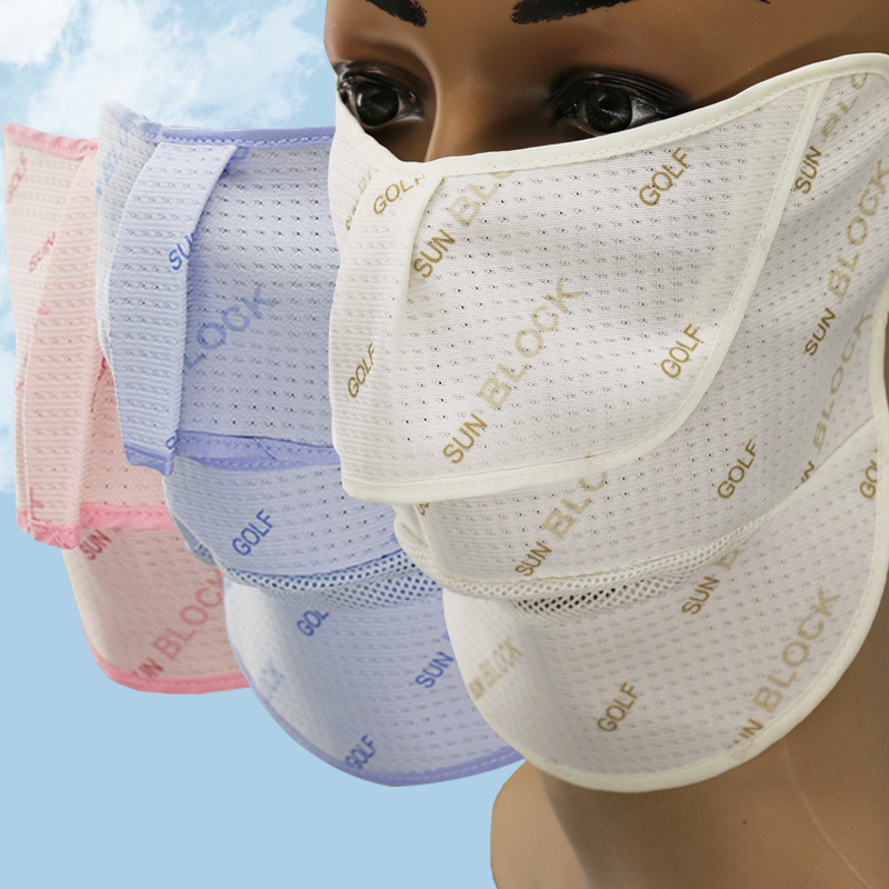 South Korean import mask sunscreen anti-UV breathable outdoor sun protection neck mask running face mask goddess