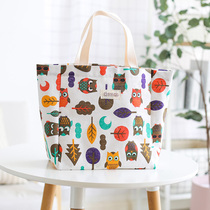 Foldable eco-friendly shopping bag to go shopping for grocery shopping bag supermarket portable large capacity waterproof non-woven fabric hand bag