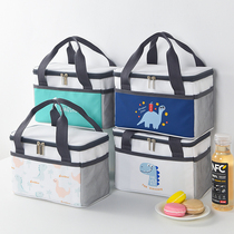 Original lunch box Handbags Waterproof Anti-Oil Thickened Aluminum Foil Insulation Lunch Bag Students Work Big Capacity Meal Kits