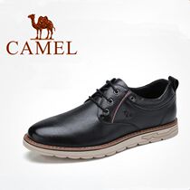 Camel leather shoes mens genuine leather brand autumn business casual soft bottom soft leather famous brand mens shoes 2022 new