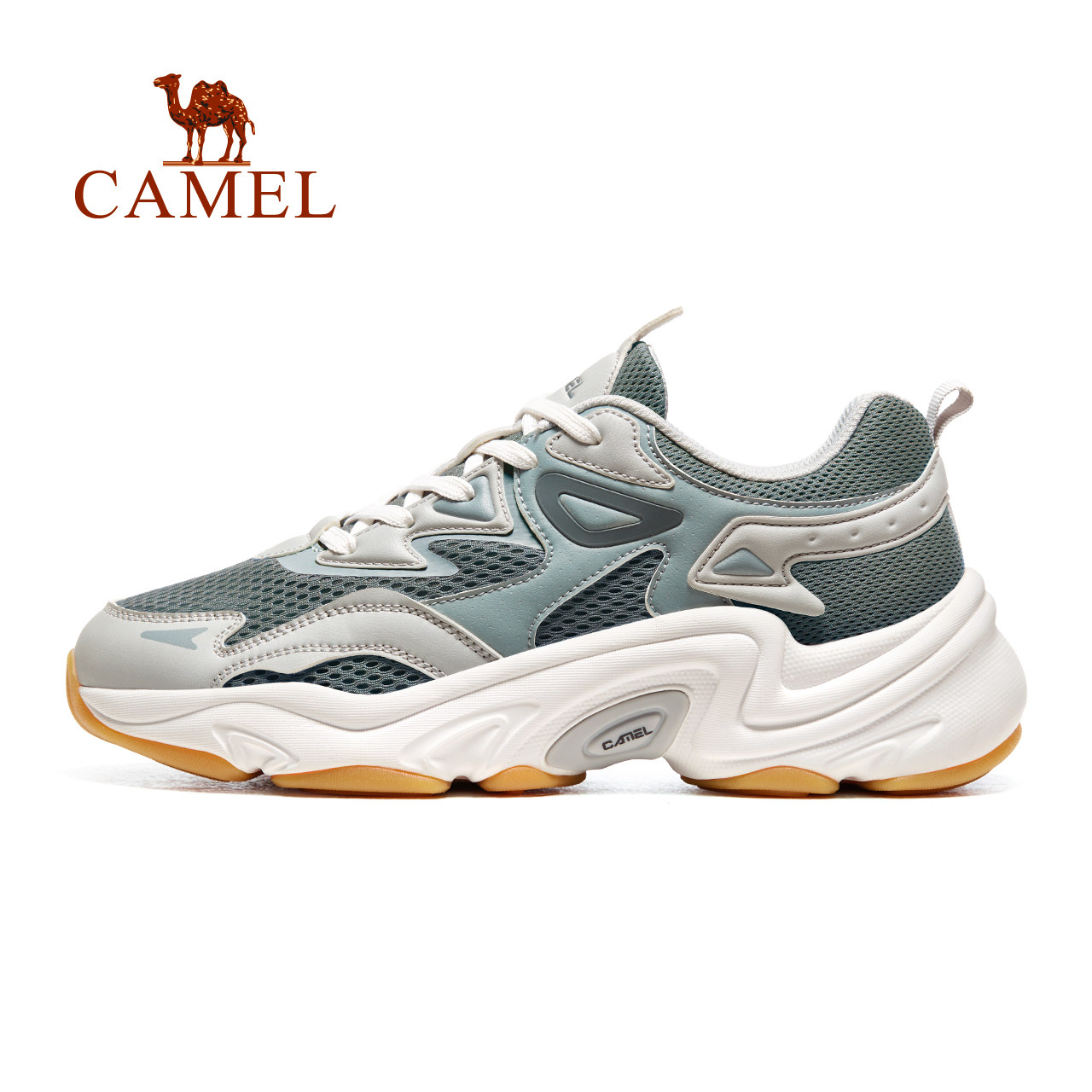 Camel men's outdoor sports and leisure mesh shoes mesh shoes winter light and comfortable travel walking shoes 2022 new